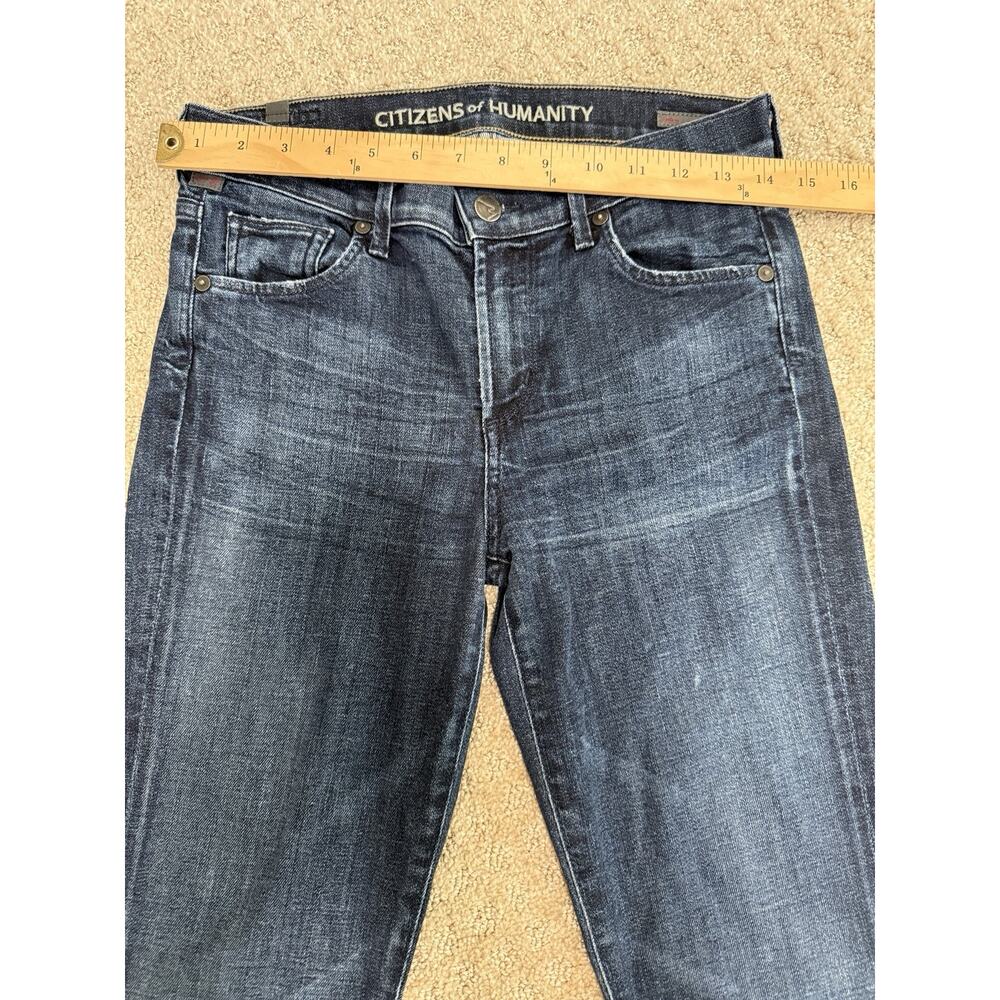 Citizen Of Humanity Amber Medium Rise Bootcut Women's Dark Blue Jeans 27x30 - Picture 5 of 14